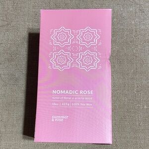 Summer & Rose Pink Nomadic Rose Candle